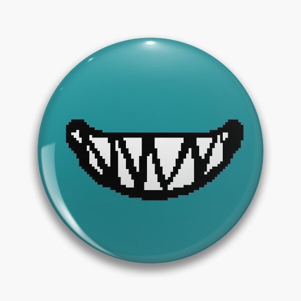 Item preview, Ela Logo's Mouth Pixel Art Face Mask designed and sold by peex-art.