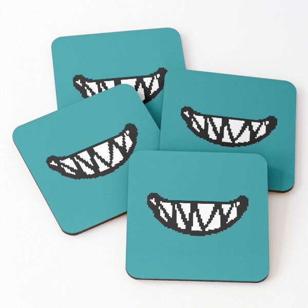 Item preview, Ela Logo's Mouth Pixel Art Face Mask designed and sold by peex-art.