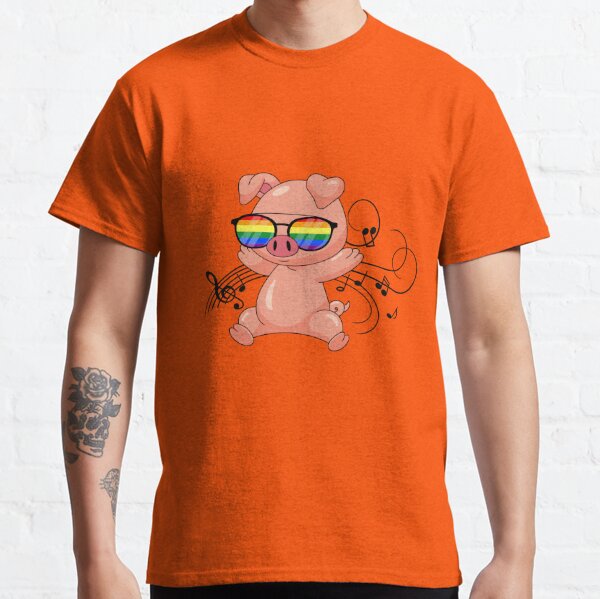Pig Music T Shirts Redbubble - witlle biggy roblox