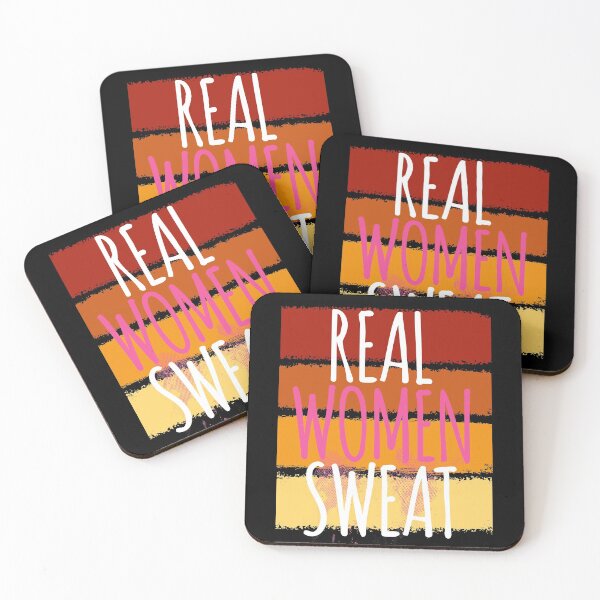 Item preview, Real Women Sweat - Women Crossfit  Workout Fitness designed and sold by Desiznn.