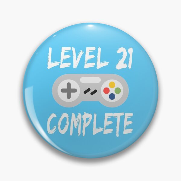 Item preview, Level 21 Complete 21st Birthday Gift Video Gamer Essential designed and sold by JustGift.