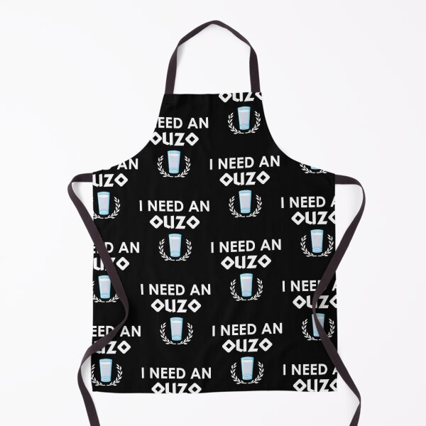 Item preview, Greek Pride I Need An Ouzo print designed and sold by jakehughes2015.