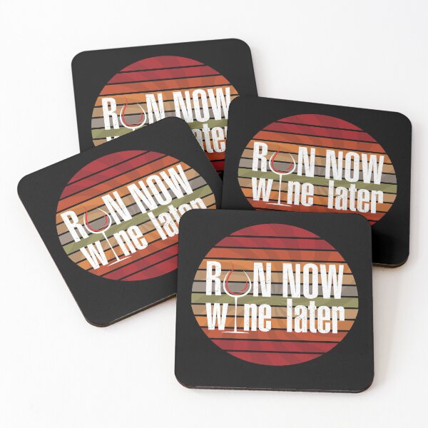 Item preview, Run Now Wine Later - Crossfit  Workout Fitness designed and sold by Desiznn.