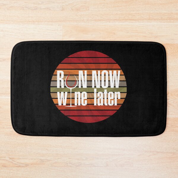Item preview, Run Now Wine Later - Crossfit  Workout Fitness designed and sold by Desiznn.