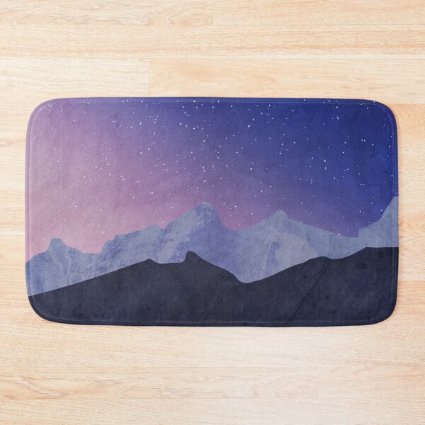 Item preview, Mountains Starry Night Sky designed and sold by YOBECREATION.