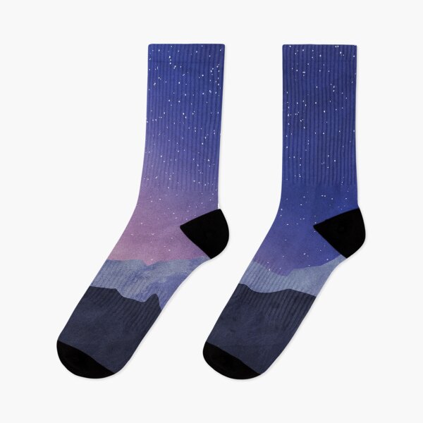 Item preview, Mountains Starry Night Sky designed and sold by YOBECREATION.