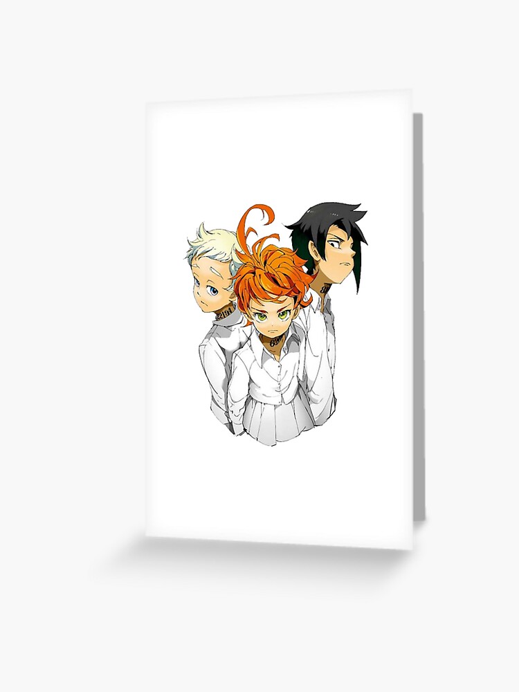 The Promised Neverland Cute Norman Fanart Classic Poster and Stickers |  Greeting Card