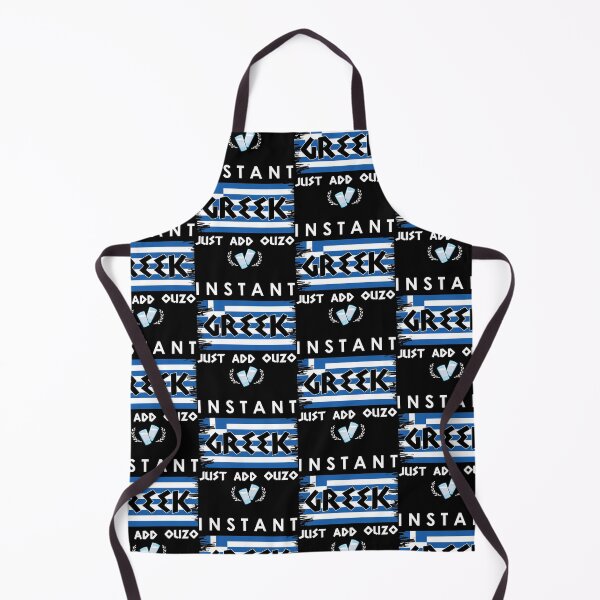 Item preview, Greek Flag Just Add Ouzo design designed and sold by jakehughes2015.