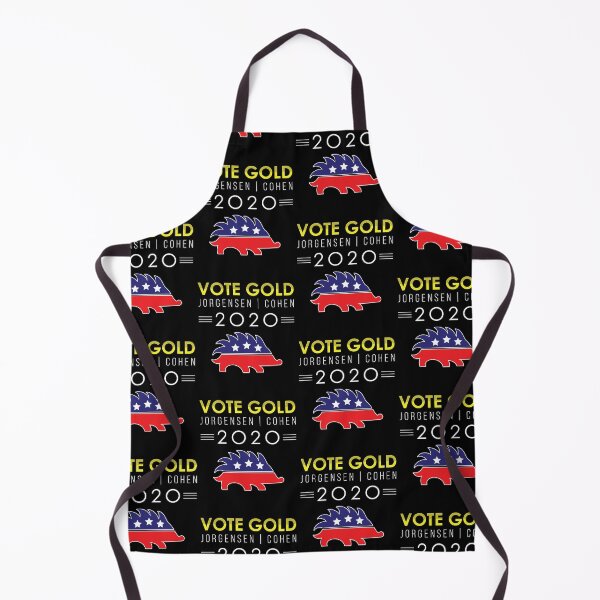 Item preview, Vote Gold Libertarian Porcupine Jorgensen Cohen 2020 print designed and sold by jakehughes2015.