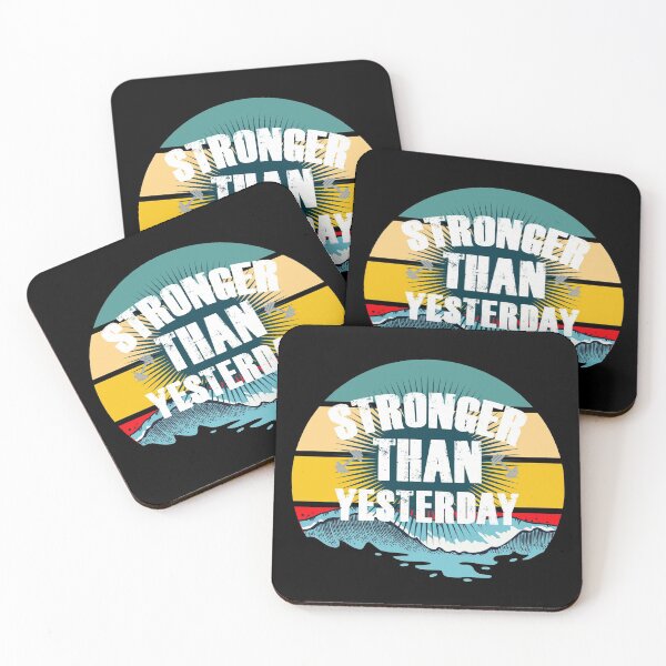 Item preview, Stronger Than Yesterday - Crossfit Jerk Fitness designed and sold by Desiznn.