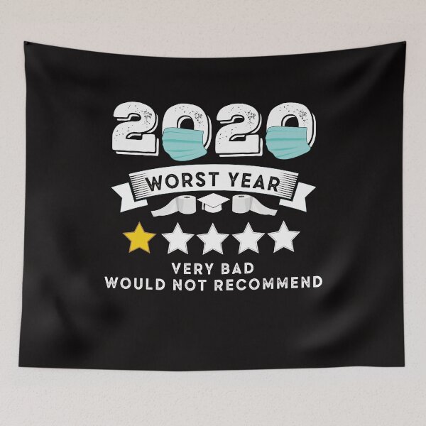 Item preview,  worst year ever 2020 One Star Rating would Not Recommend T-shirt, 2020 one star rating funny humor t-shirt designed and sold by Majesticoo.