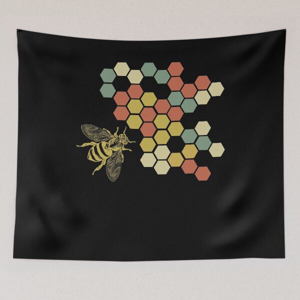 Item preview, Bee Retro Beekeeper designed and sold by bestshirtdesign.