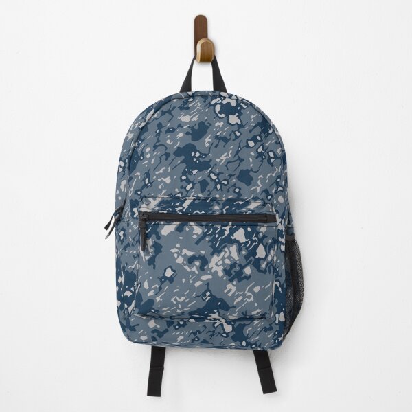 Item preview, Winter Camouflage Colored Pencil Patterns in Blue Shades designed and sold by ShopieHome.