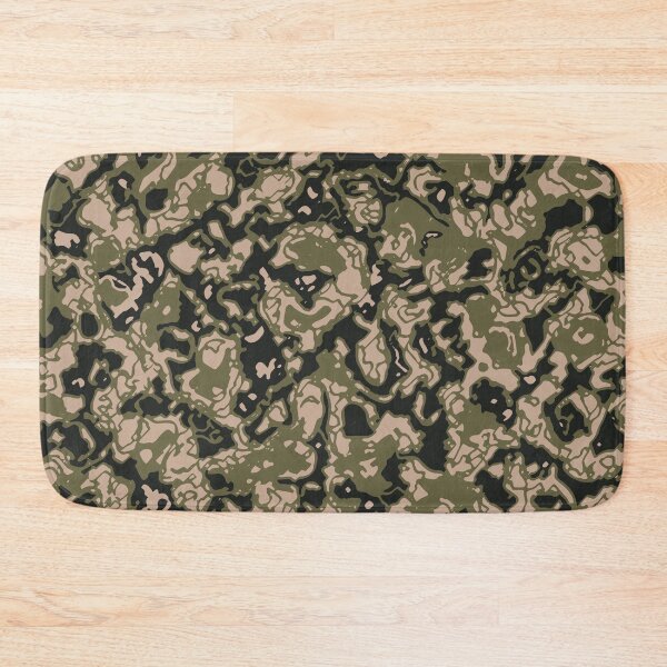 Item preview, Military Camouflage Artistic Cutout Patterns in Green, Beige and Black designed and sold by ShopieHome.