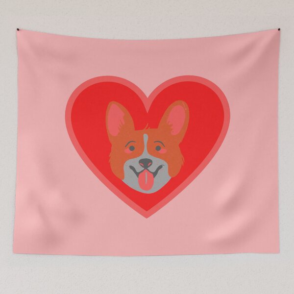 Item preview, Korgi Love In Pink designed and sold by HappyPetShirts.