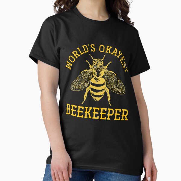 Item preview, World's Okayest Beekeeper designed and sold by bestshirtdesign.