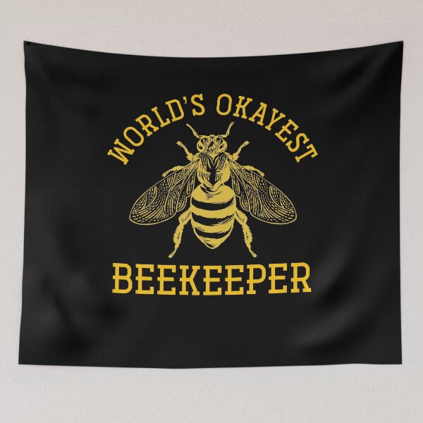 Item preview, World's Okayest Beekeeper designed and sold by bestshirtdesign.