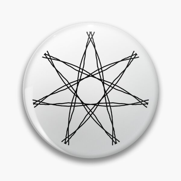 Item preview, Elven Star Pentagram Septagram Heptagram Pattern Design Fairy Star Faery Star designed and sold by Stephanie Small.