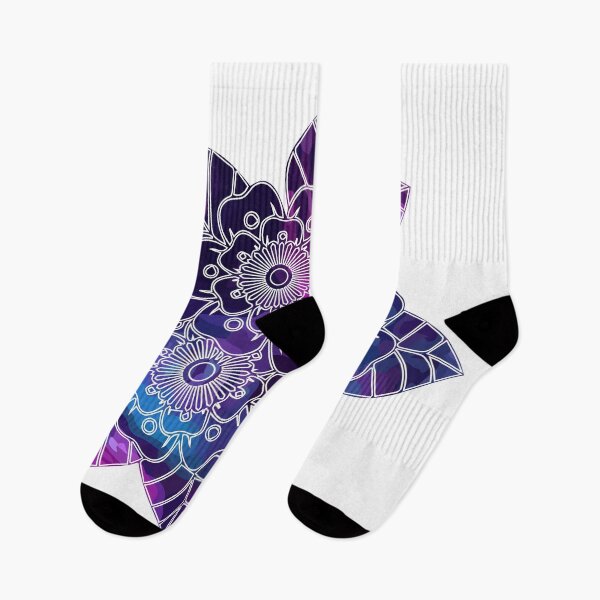 Item preview, Floral pattern purple mandala designed and sold by djal-lk.