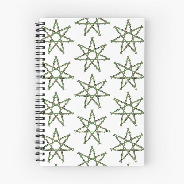 Item preview, Elven Star Pentagram Septagram Heptagram Pattern Design Fairy Star Faery Star designed and sold by Stephanie Small.