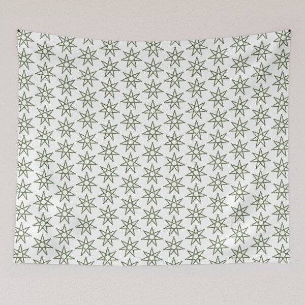 Item preview, Elven Star Pentagram Septagram Heptagram Pattern Design Fairy Star Faery Star designed and sold by Stephanie Small.