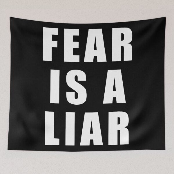 Item preview, Fear is a Liar, Be Brave designed and sold by ArtOfRebellion.