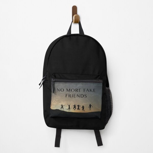 Item preview, No More Fake Friends Sunset Happy Herkie Jump Friendship Goodbye Graduation Resignation Gift Photograph Design designed and sold by CreatedbyJR.