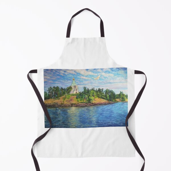Item preview, White dove over Saint Nicholas' Skete, Valaam. designed and sold by Anthropolog.