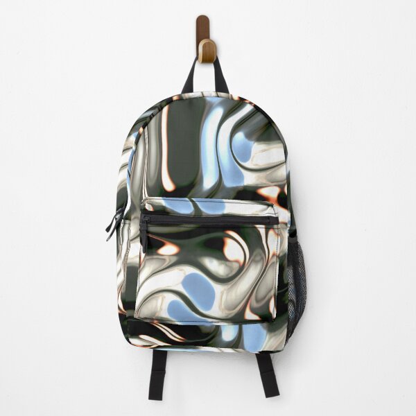 Item preview, Liquid Flow (Futuristic Decorative Pattern - Liquid Metal) designed and sold by SassyClassyMe.
