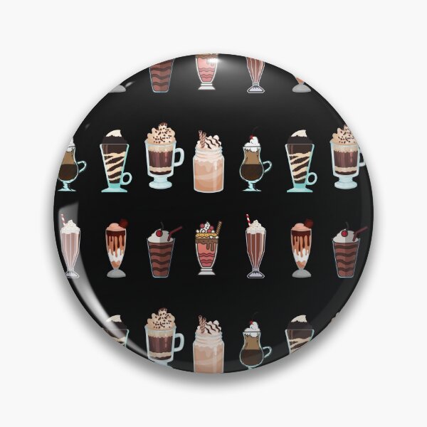 Item preview, chocolate milk shake sticker pack design designed and sold by AGDesignstore.