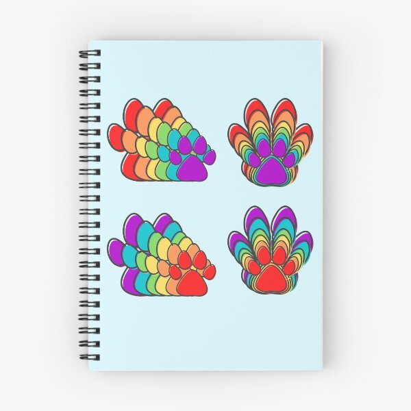 Item preview, Rainbow paws stickerpack designed and sold by NinaBetterNot.