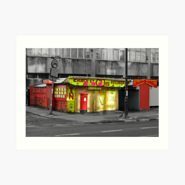 Church Street CDs Art Print