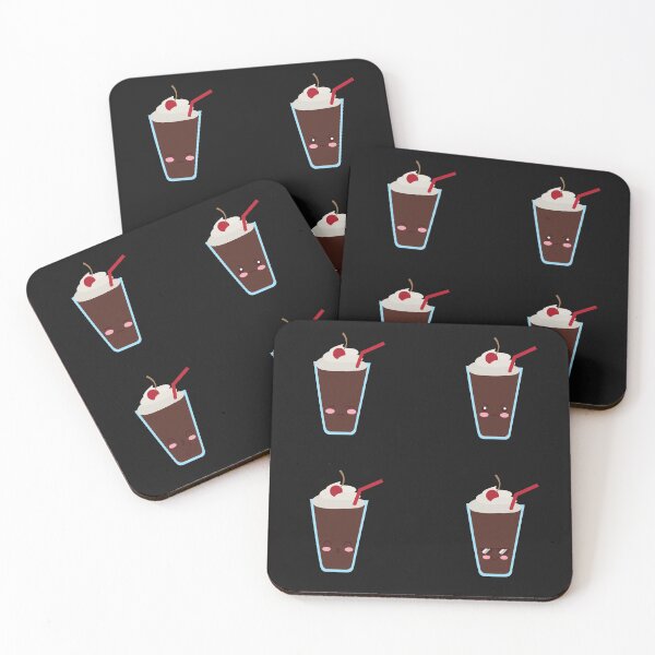Item preview, cute chocolate milk shake sticker pack design  designed and sold by AGDesignstore.