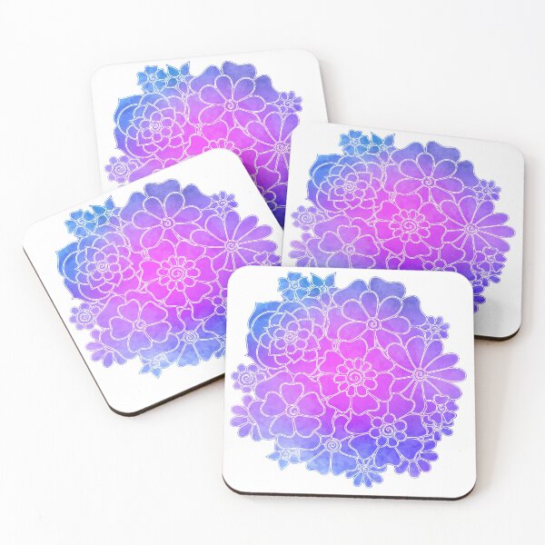 Item preview, Pink floral pattern mandala designed and sold by djal-lk.