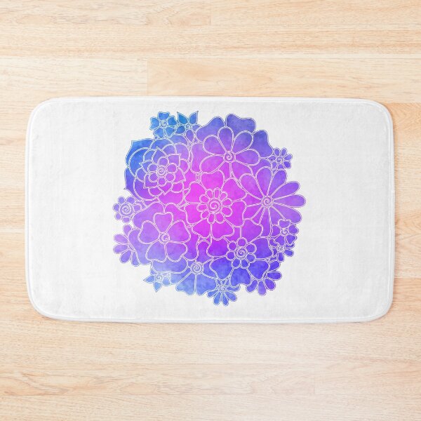 Item preview, Pink floral pattern mandala designed and sold by djal-lk.