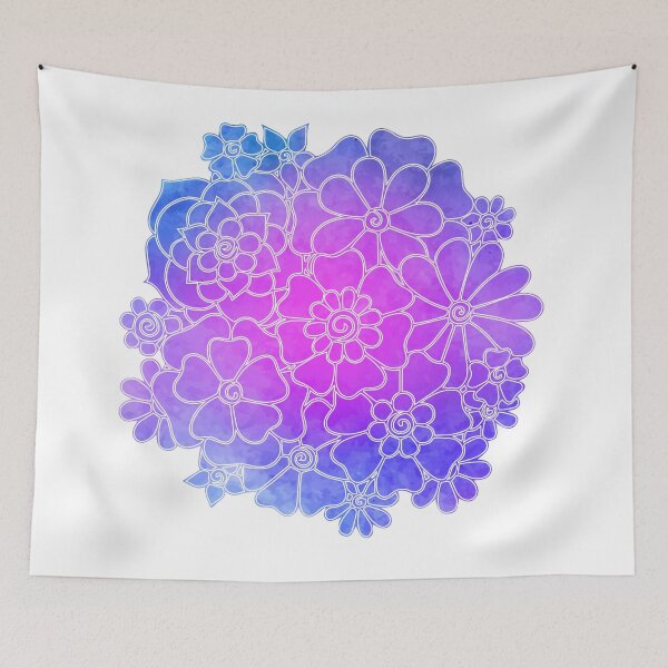 Item preview, Pink floral pattern mandala designed and sold by djal-lk.