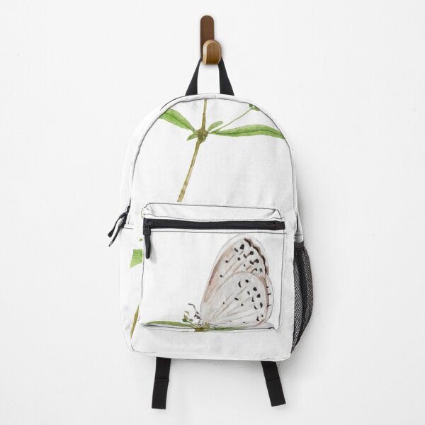 Item preview, hand painted butterfly and leavess watercolor designed and sold by ColorandColor.