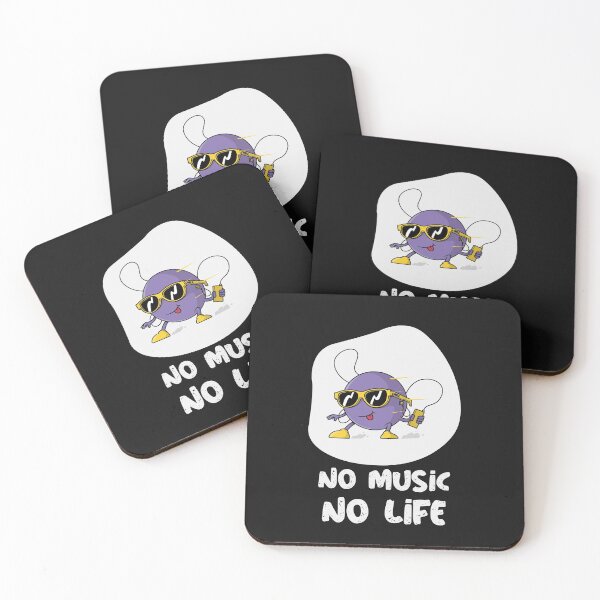 Item preview, NO MUSIC NO LIFE designed and sold by Ashalcheema.