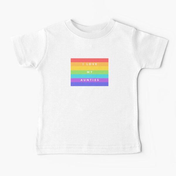 Kinder T-shirt TS023540 'Gay Pride-Flagge' Baumwoll-T-Shirts für Babys 