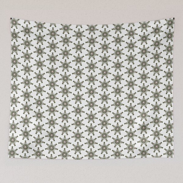 Item preview, Elven Star Pentagram Septagram Heptagram Pattern Design Fairy Star Faery Star designed and sold by Stephanie Small.