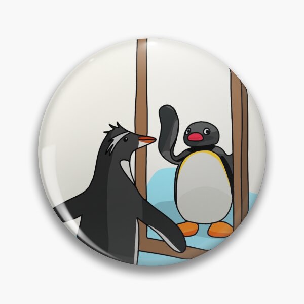 Item preview, penguin sees pingu in mirror designed and sold by ianisalover.