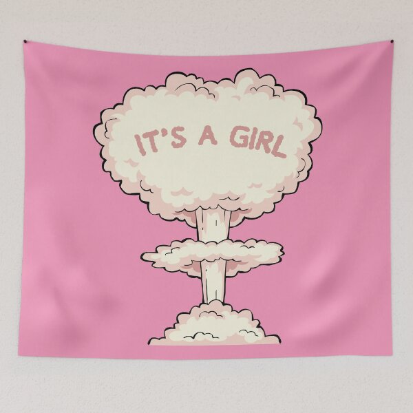 Item preview, Explosive Reveal - IT'S A GIRL designed and sold by charred-raven.