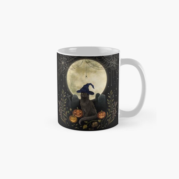 Item preview, The Black Cat on Halloween Night designed and sold by episodicDrawing.