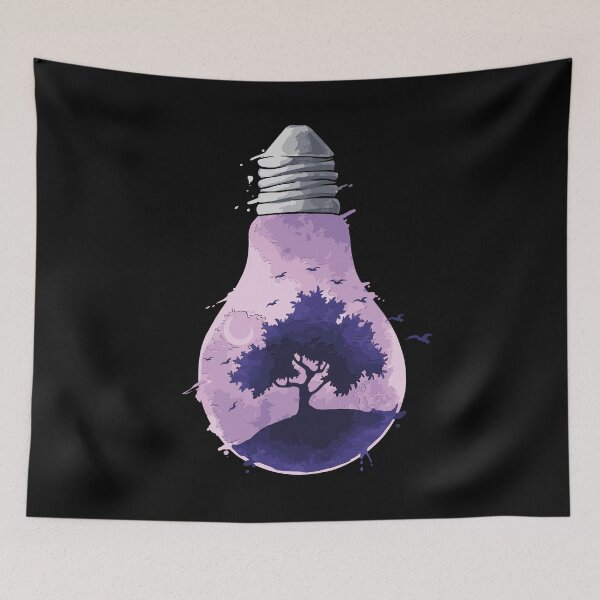 Item preview, Bulb of light - Purple Nature designed and sold by Sandra78.