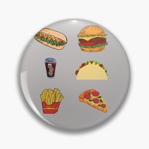 Item preview, junk food sticker pack designed and sold by AGDesignstore.