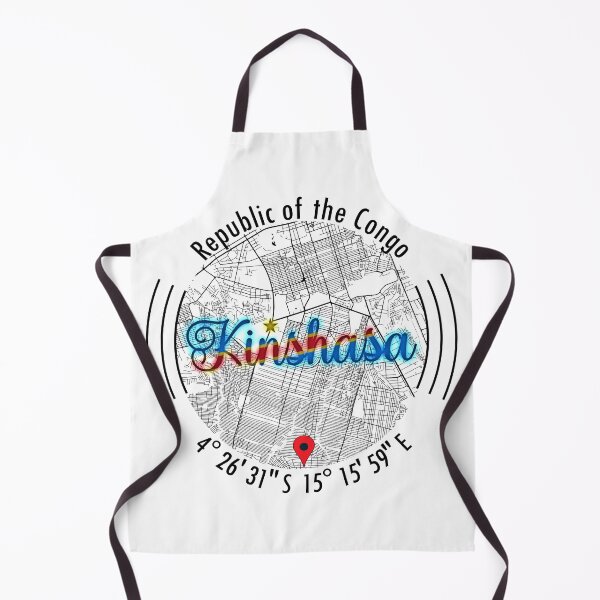 Item preview, Kinshasa, CONGO Road Map Art - Earth Tones designed and sold by hatimelhag.