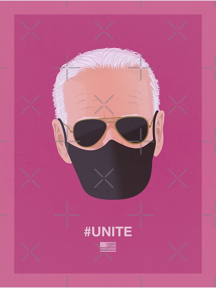 Joe Biden UNITE (red) by PopArtClub