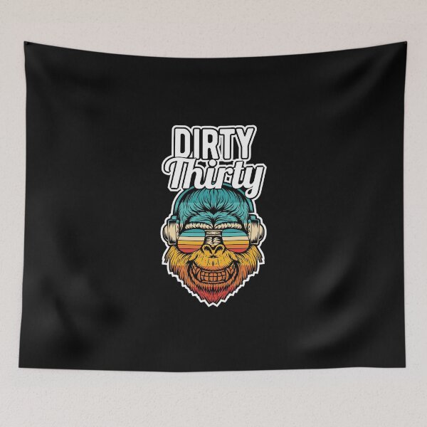 Item preview, the dirty thirty - 30th birthday designed and sold by Cutebutfunny.