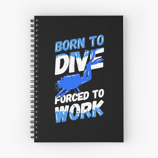 Item preview, Scuba Diver - Born To Dive Forced To Work designed and sold by Sandra78.