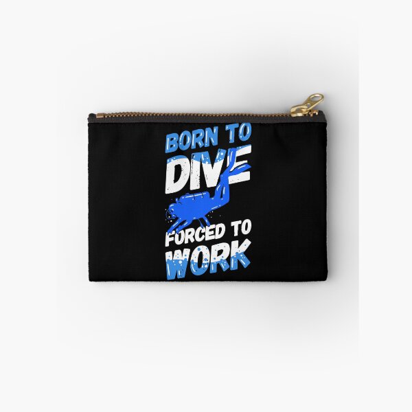 Item preview, Scuba Diver - Born To Dive Forced To Work designed and sold by Sandra78.